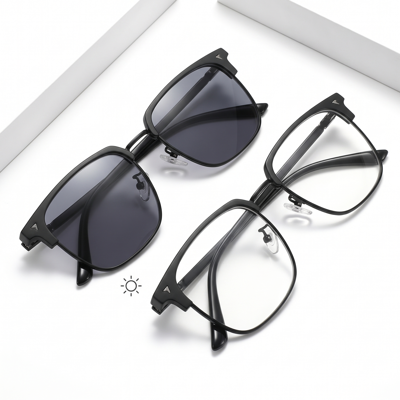 Sunlight-adaptive, blue light filtering glasses included free with every Oclaré bundle