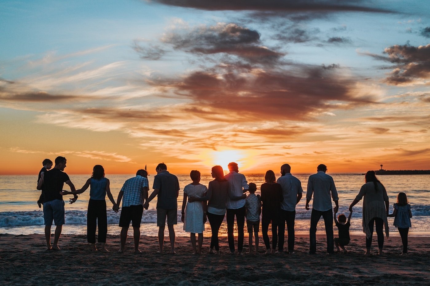 A family walking together - eye wellness for every generation