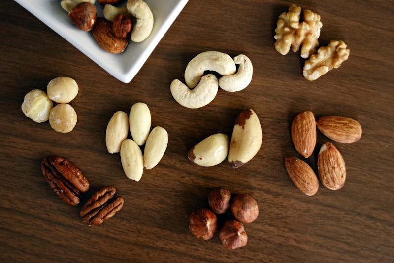 Mixed nuts and seeds - zinc and copper food sources